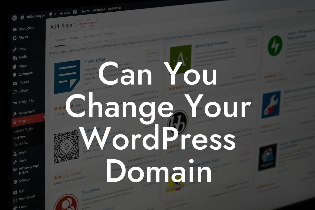 Can You Change Your WordPress Domain