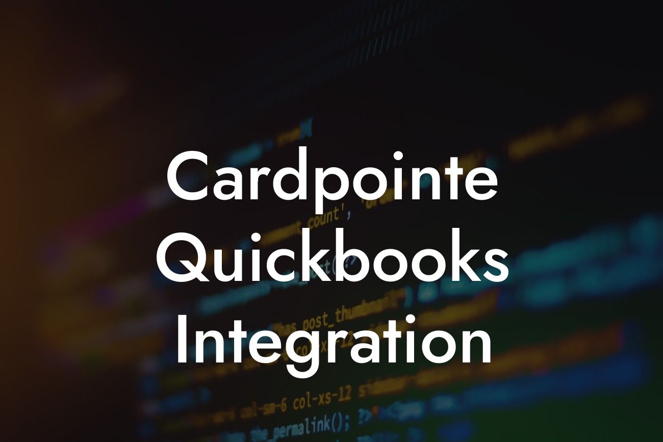 Cardpointe Quickbooks Integration