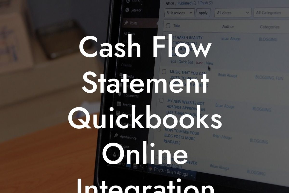 Cash Flow Statement Quickbooks Online Integration