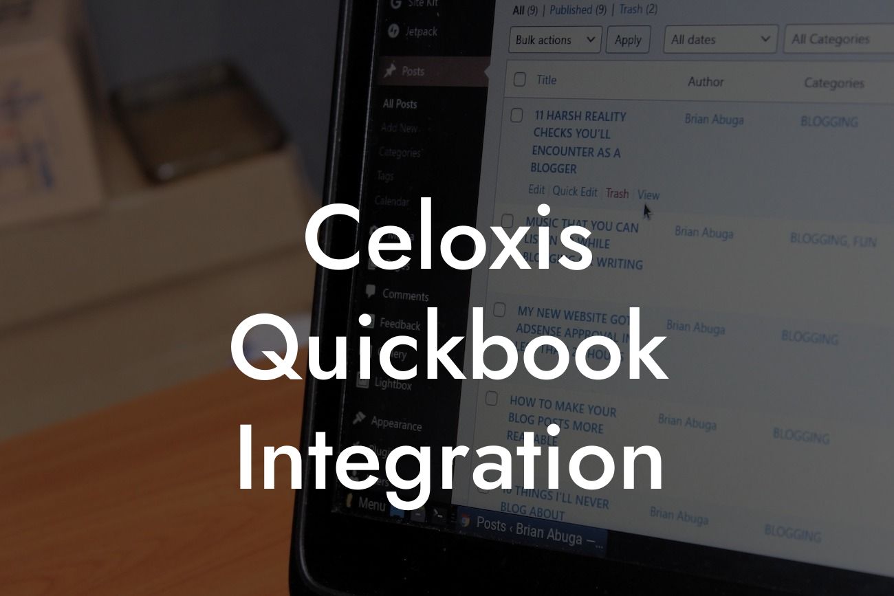 Celoxis Quickbook Integration