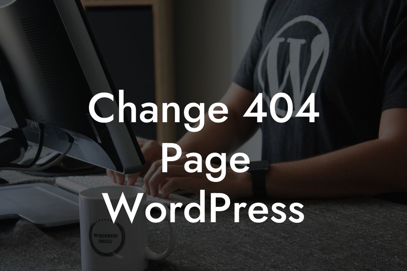 Change 404 Page WordPress