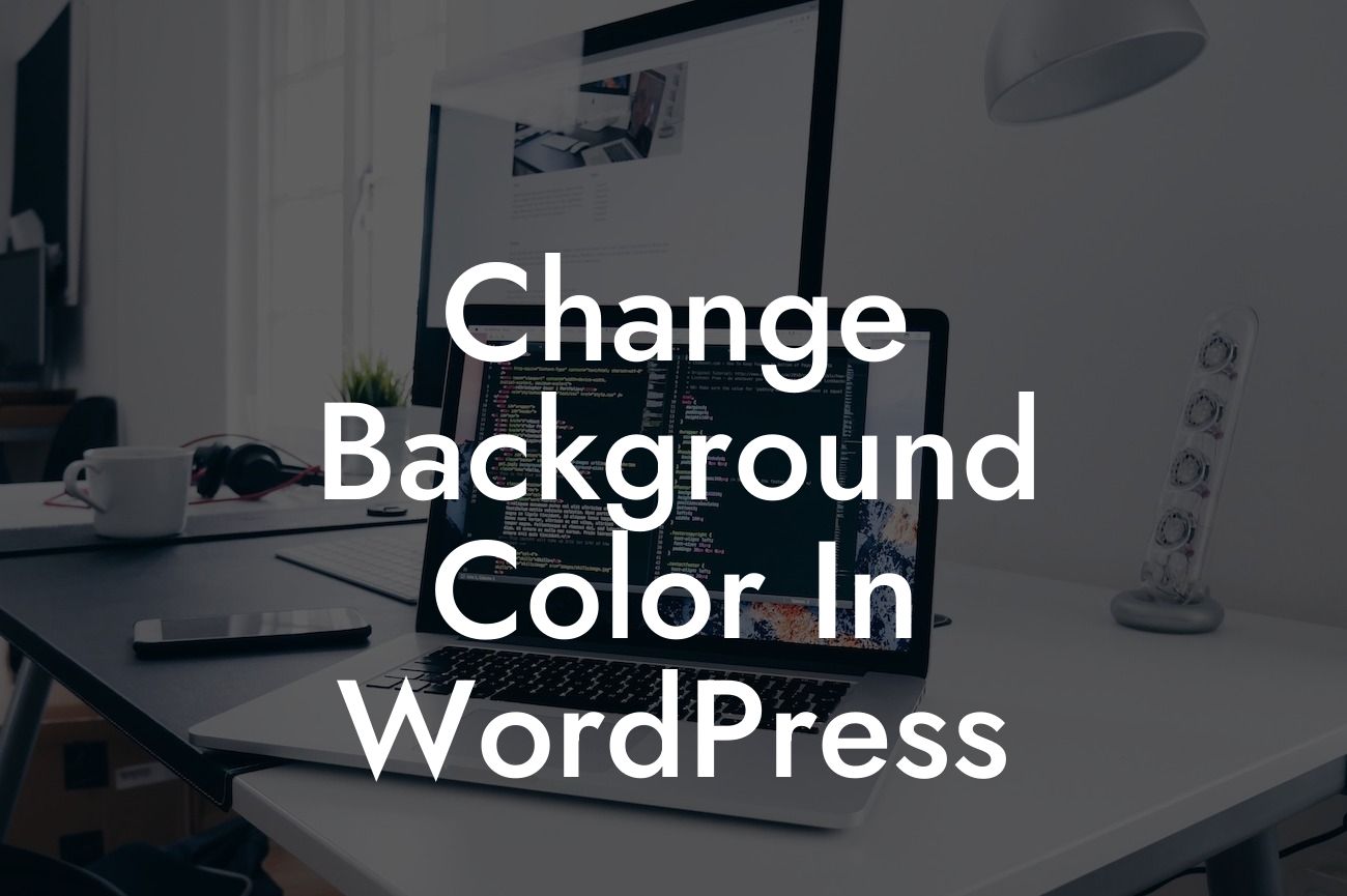 Change Background Color In WordPress