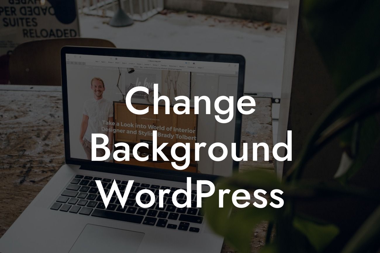 Change Background WordPress