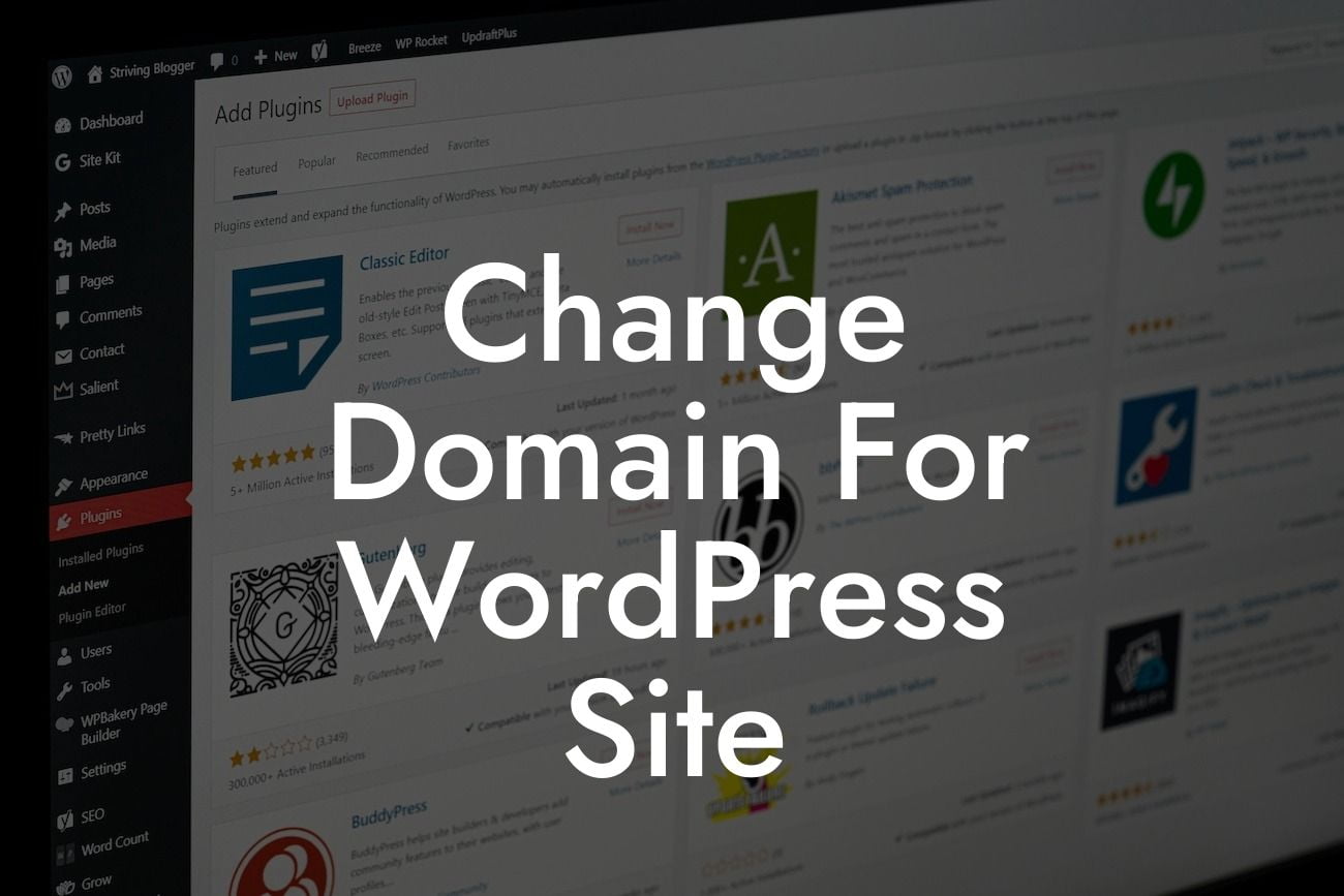 Change Domain For WordPress Site