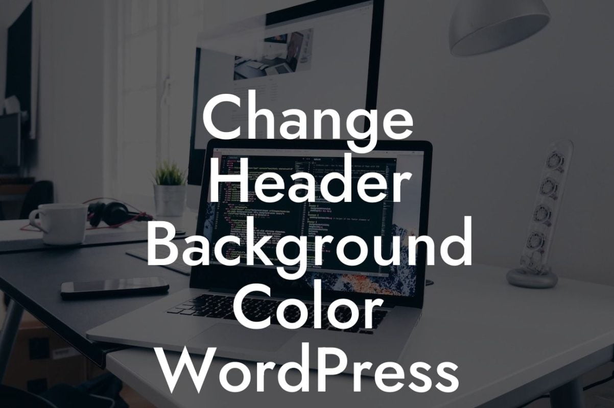 Change Header Background Color WordPress