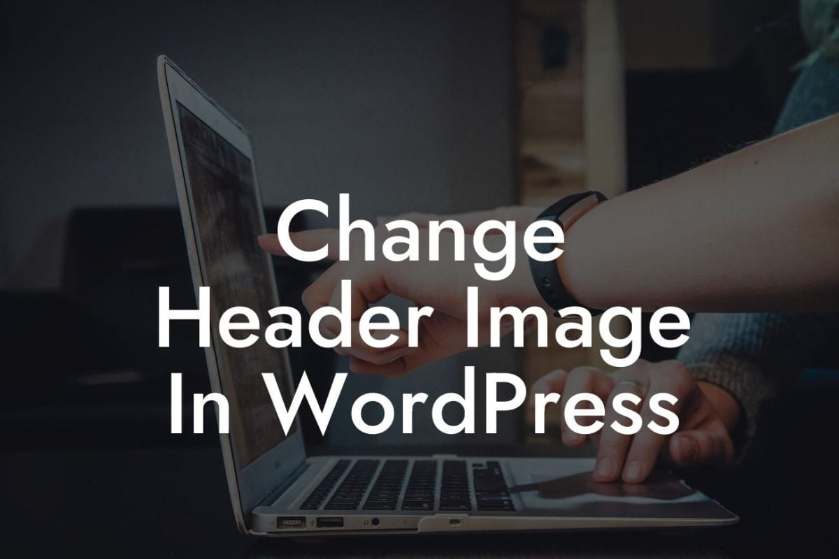 Change Header Image In WordPress