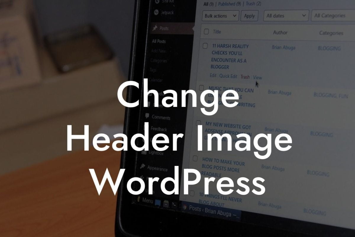 Change Header Image WordPress