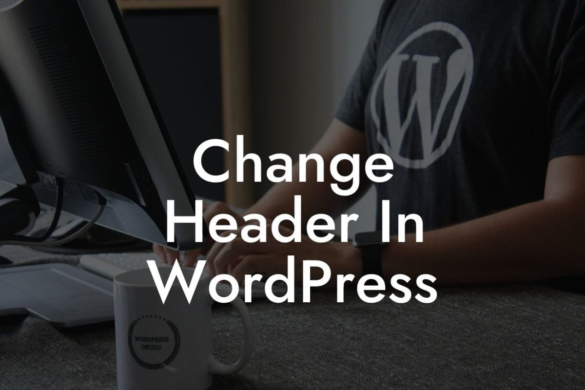 Change Header In WordPress