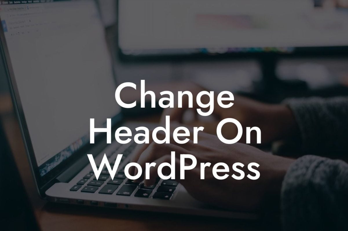 Change Header On WordPress