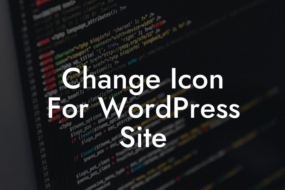 Change Icon For WordPress Site