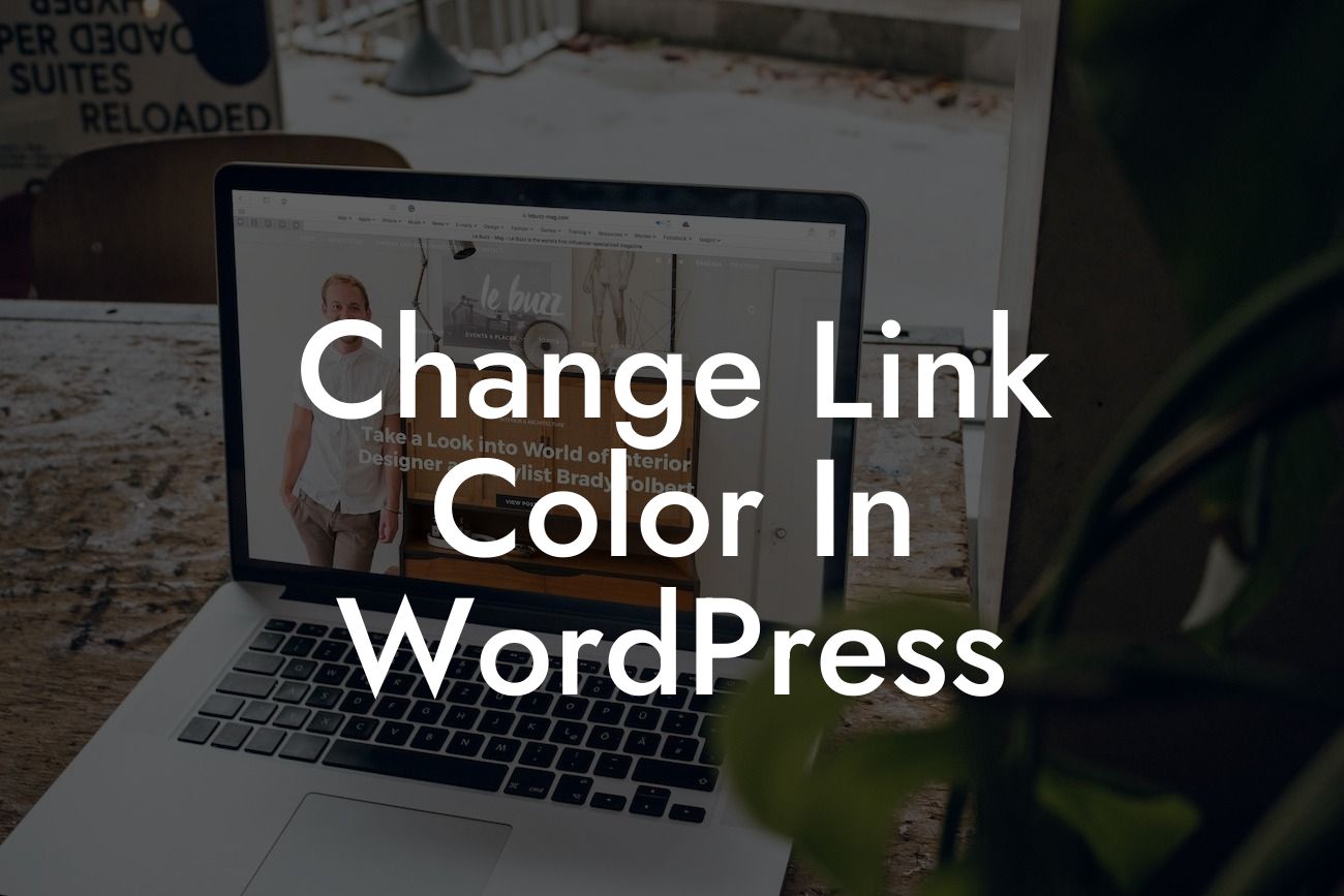 Change Link Color In WordPress