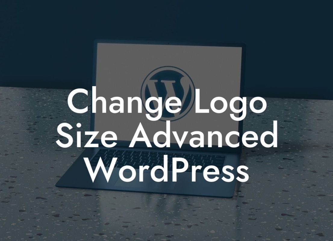 Change Logo Size Advanced WordPress