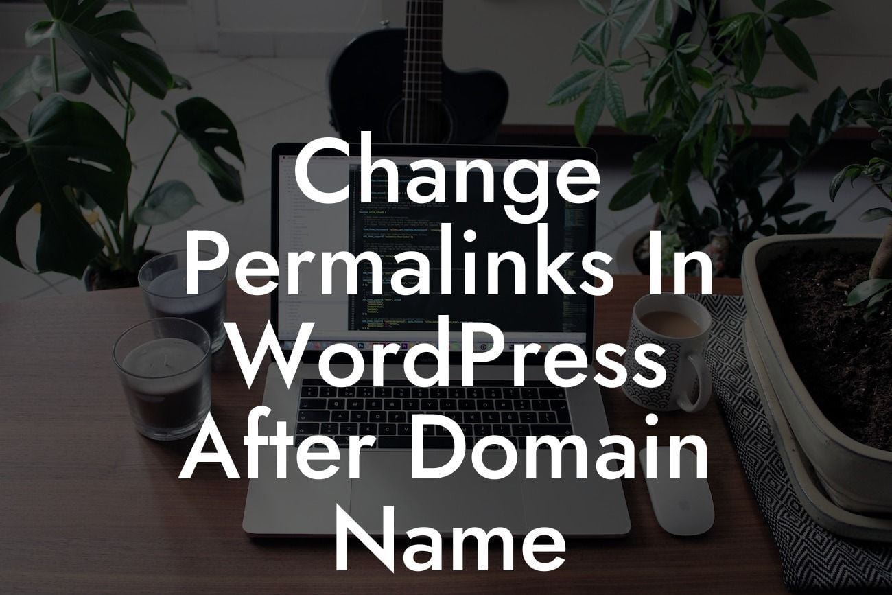 Change Permalinks In WordPress After Domain Name