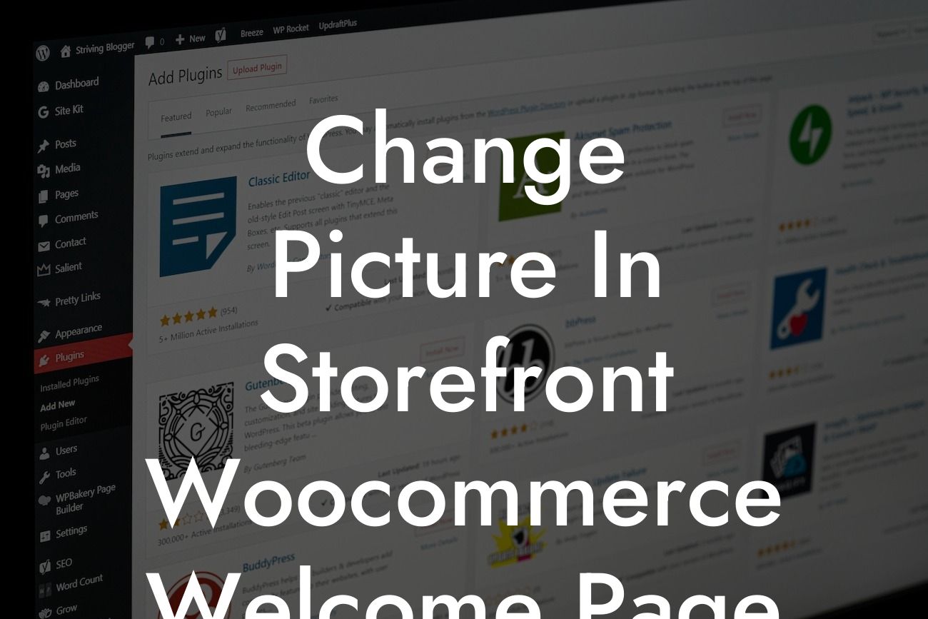 Change Picture In Storefront Woocommerce Welcome Page