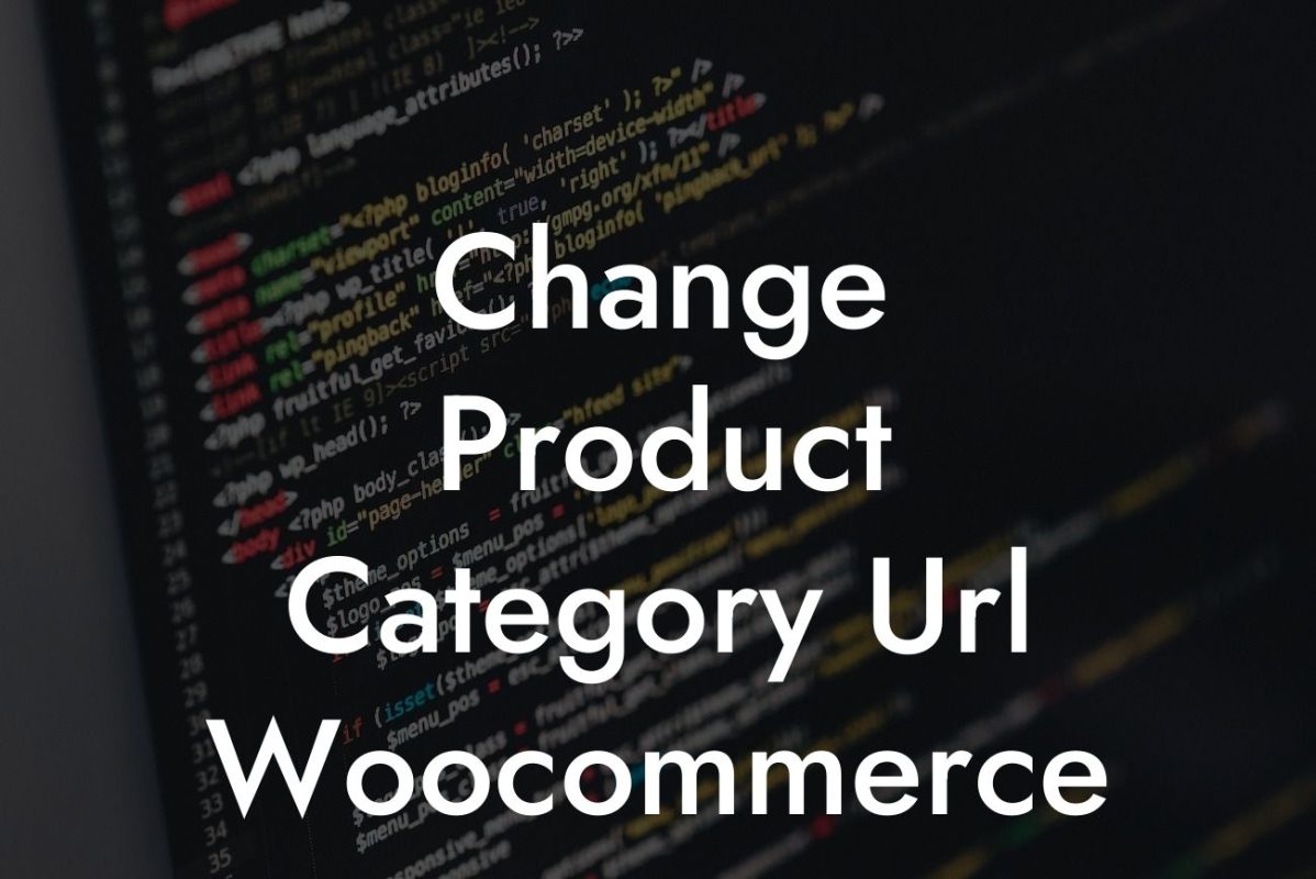 Change Product Category Url Woocommerce