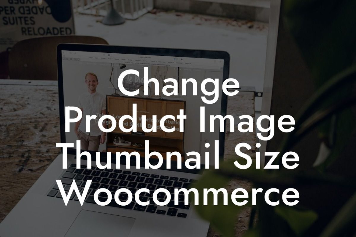 Change Product Image Thumbnail Size Woocommerce