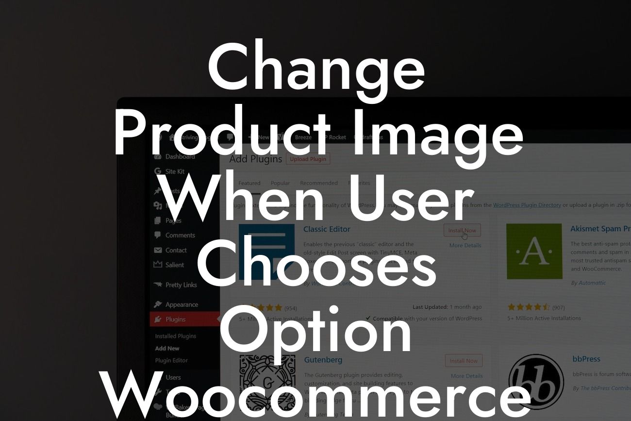 Change Product Image When User Chooses Option Woocommerce Stackoverflow