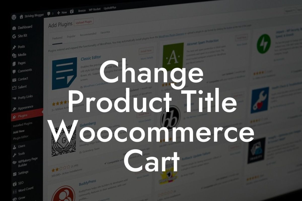 Change Product Title Woocommerce Cart