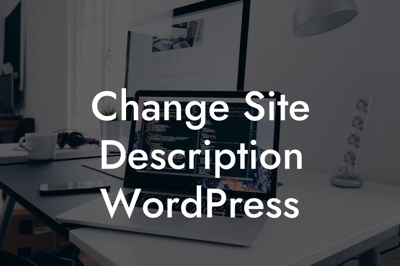 Change Site Description WordPress