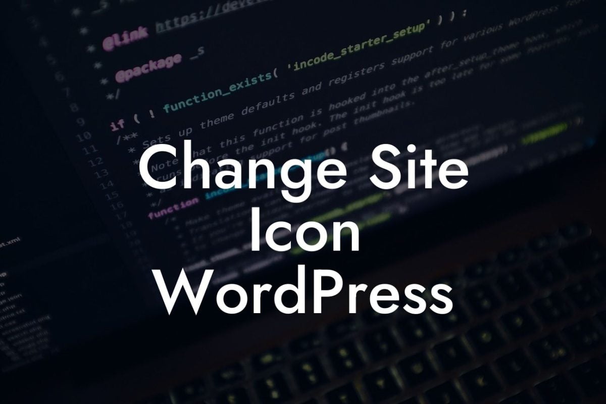 Change Site Icon WordPress