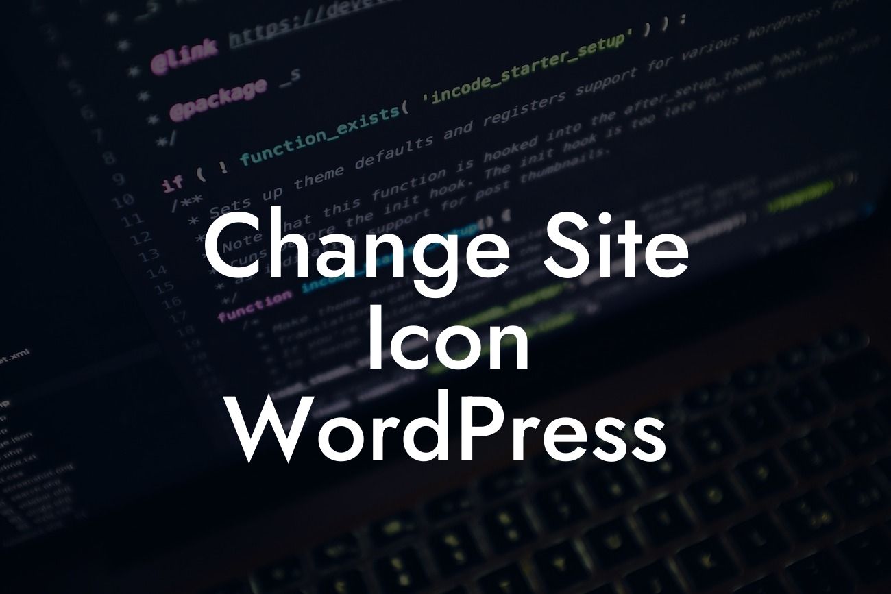 Change Site Icon WordPress