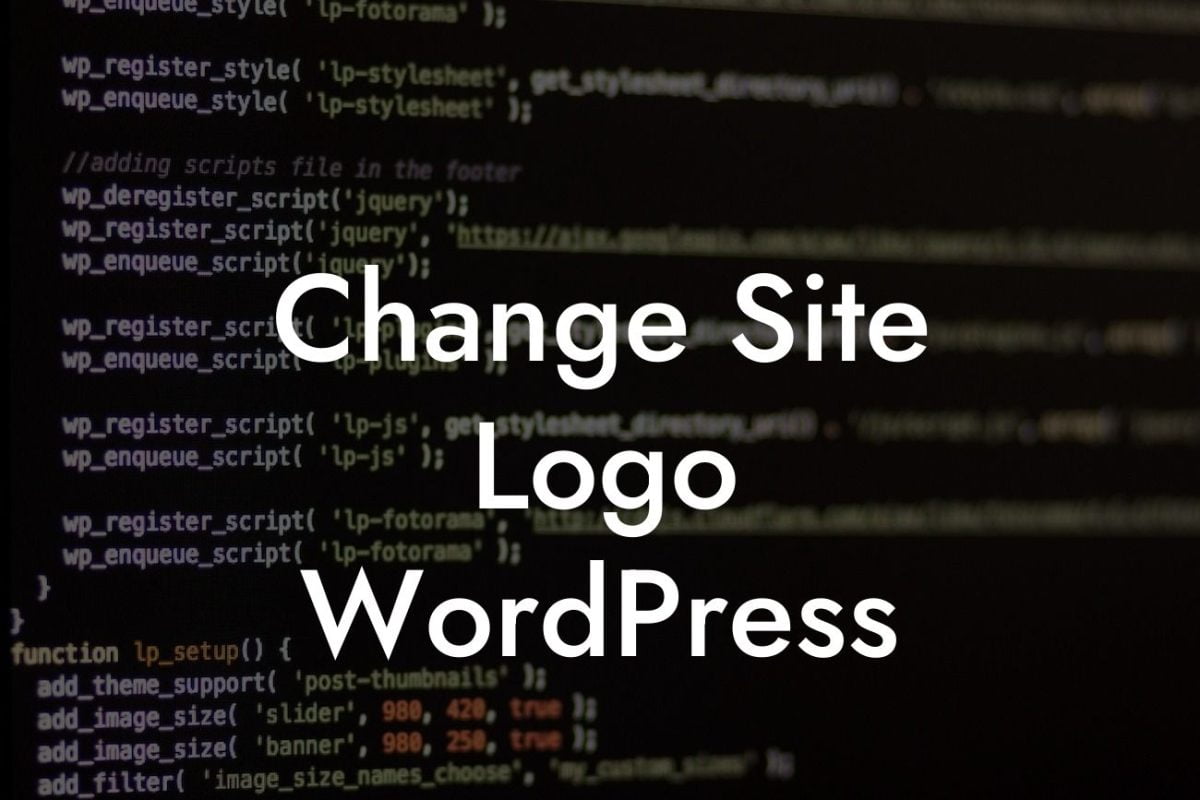 Change Site Logo WordPress