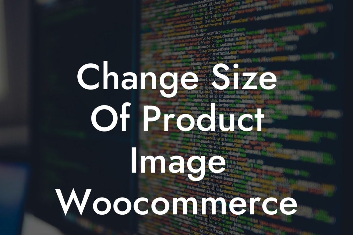 Change Size Of Product Image Woocommerce