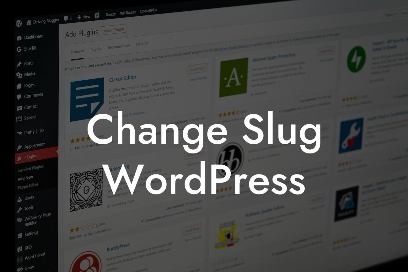 Change Slug WordPress