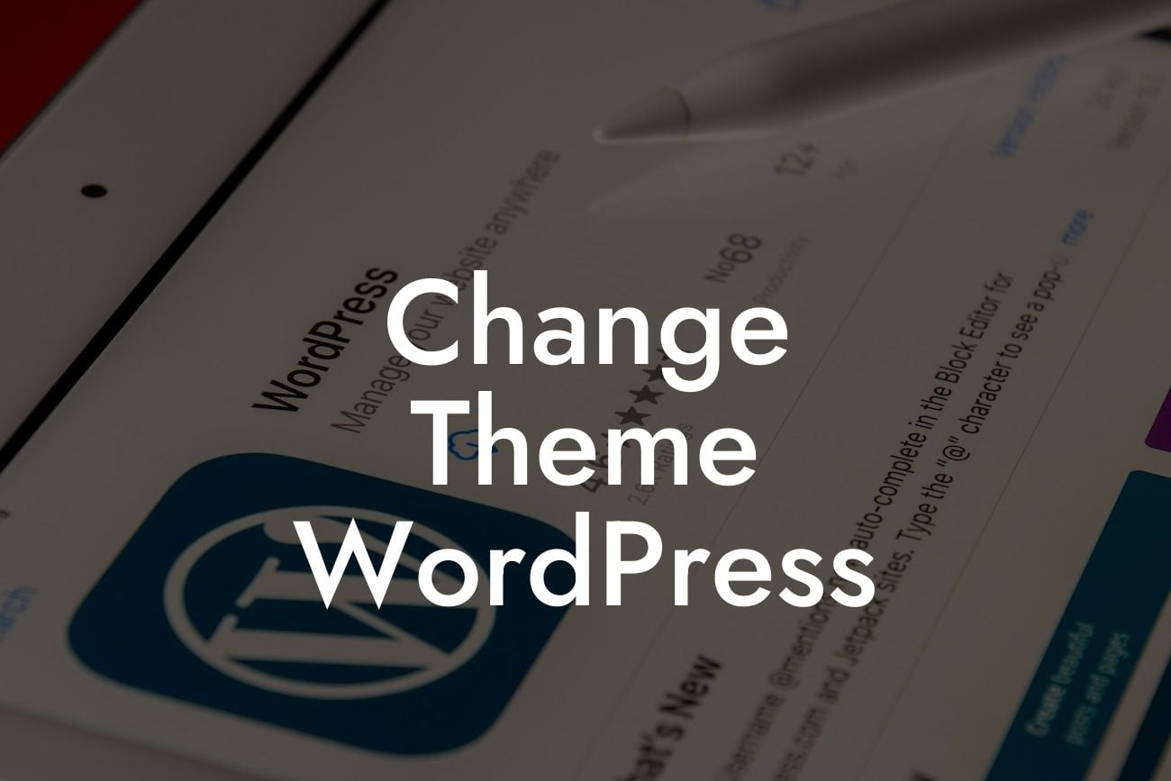 Change Theme WordPress