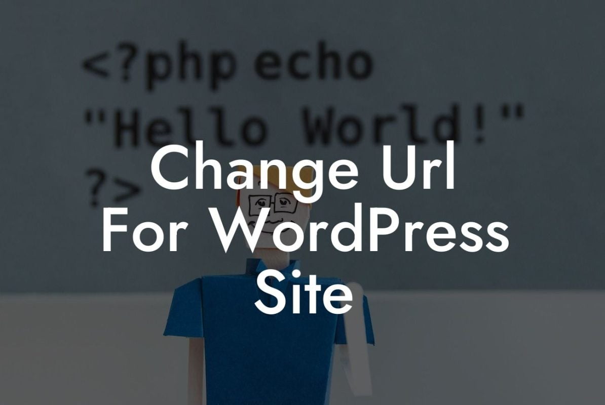 Change Url For WordPress Site