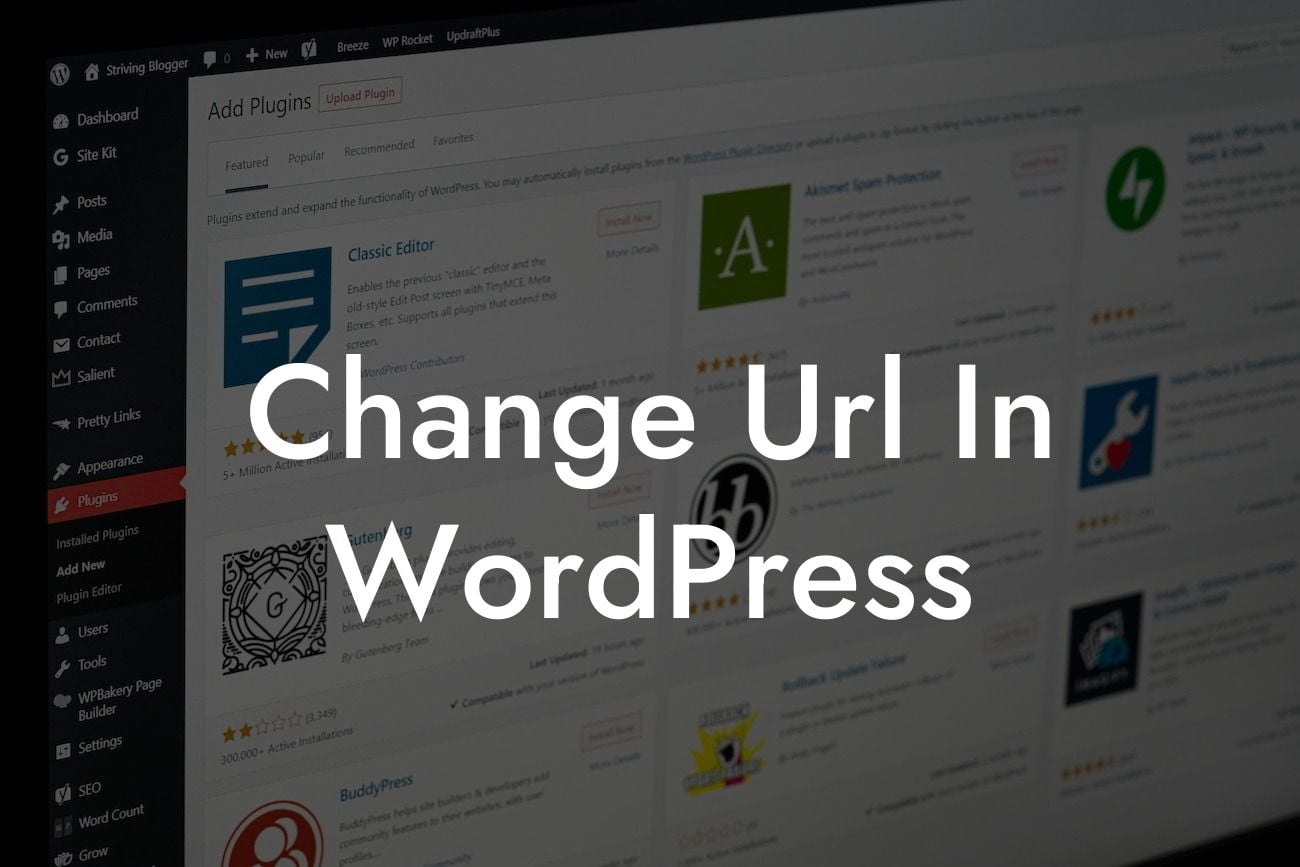 Change Url In WordPress