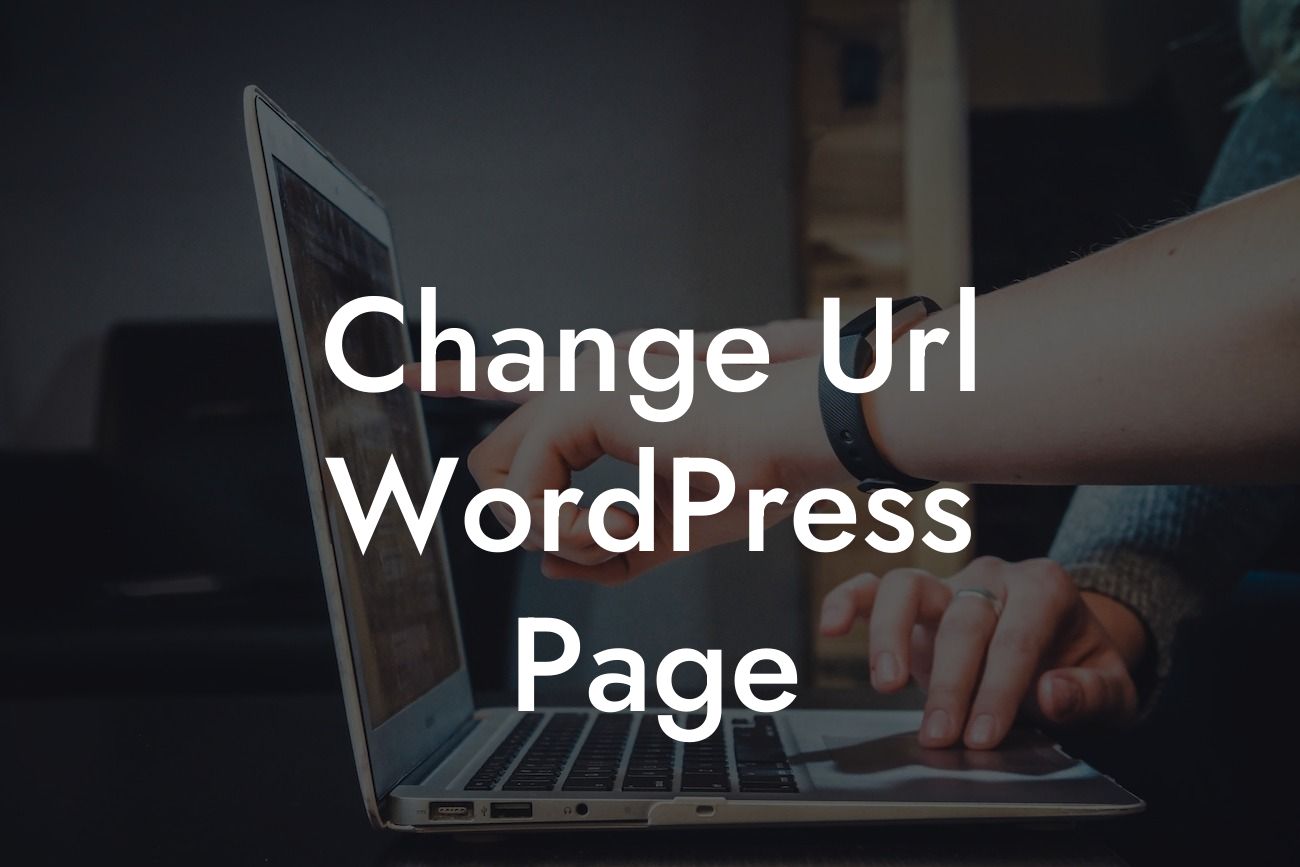 Change Url WordPress Page