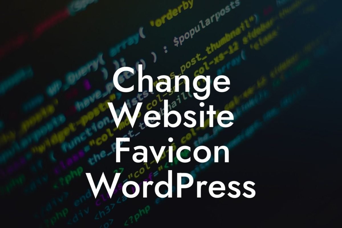 Change Website Favicon WordPress