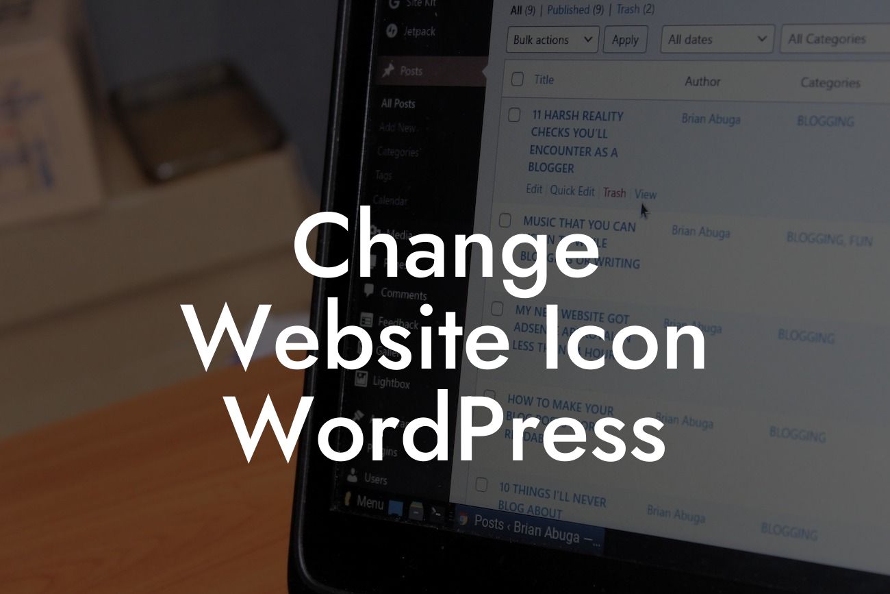 Change Website Icon WordPress