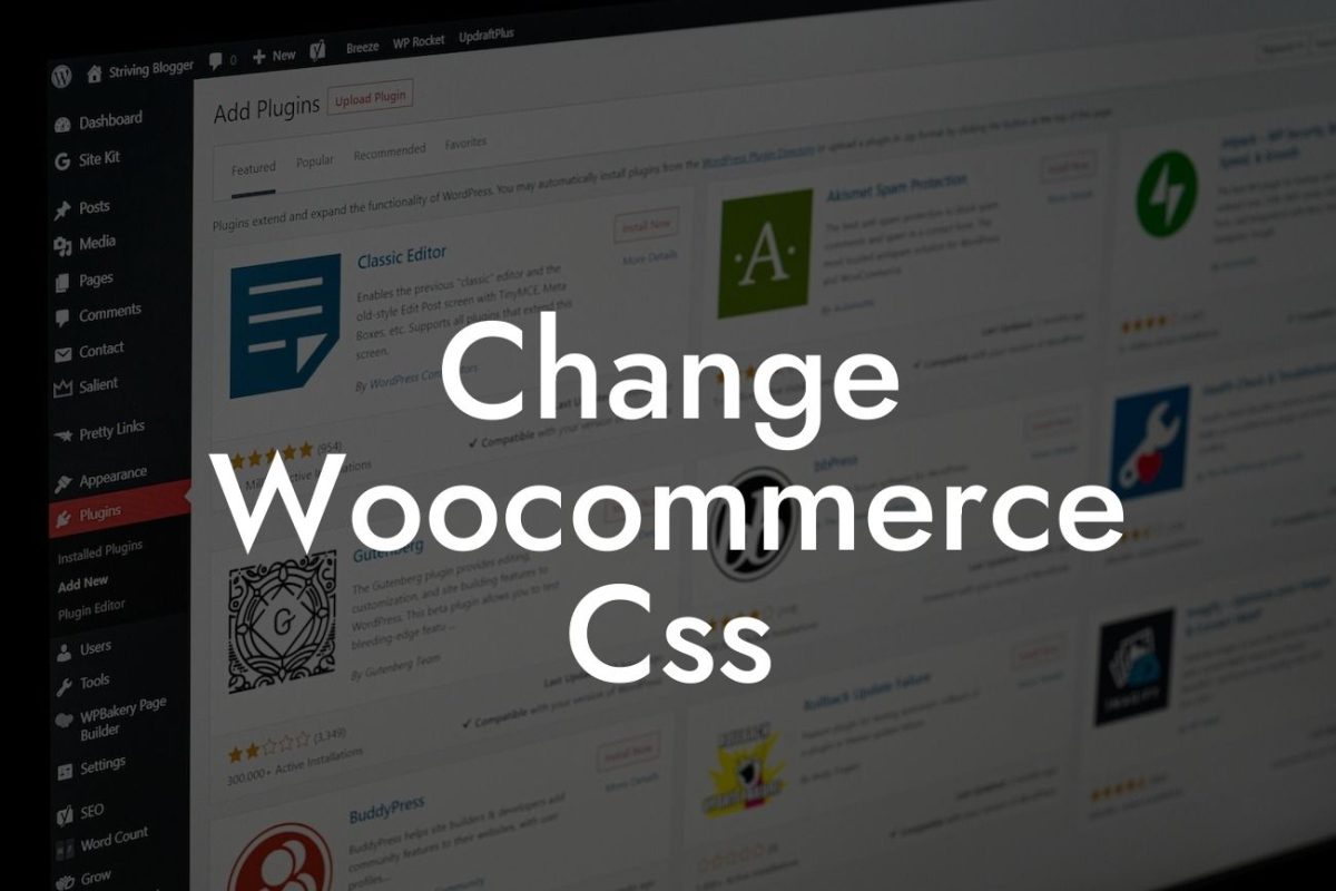 Change Woocommerce Css