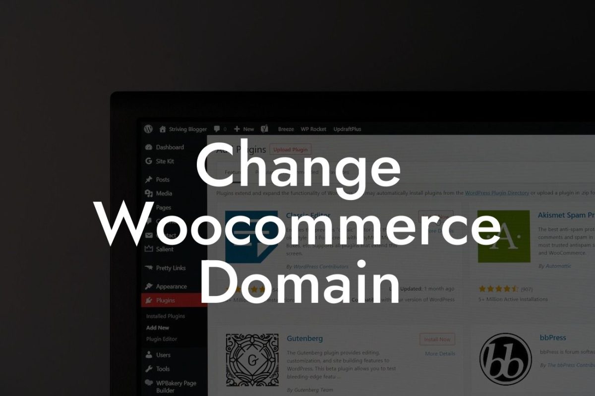 Change Woocommerce Domain