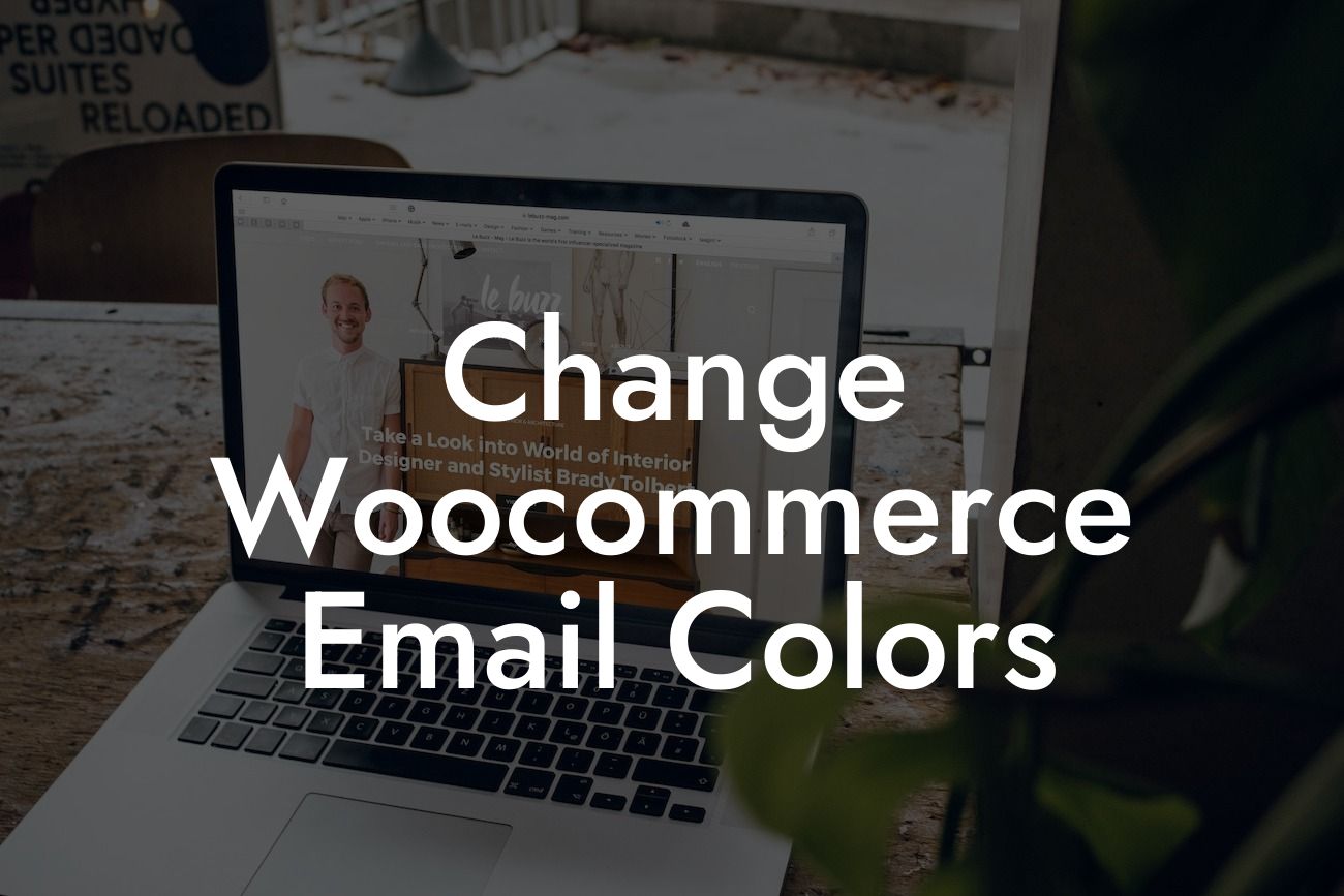 Change Woocommerce Email Colors