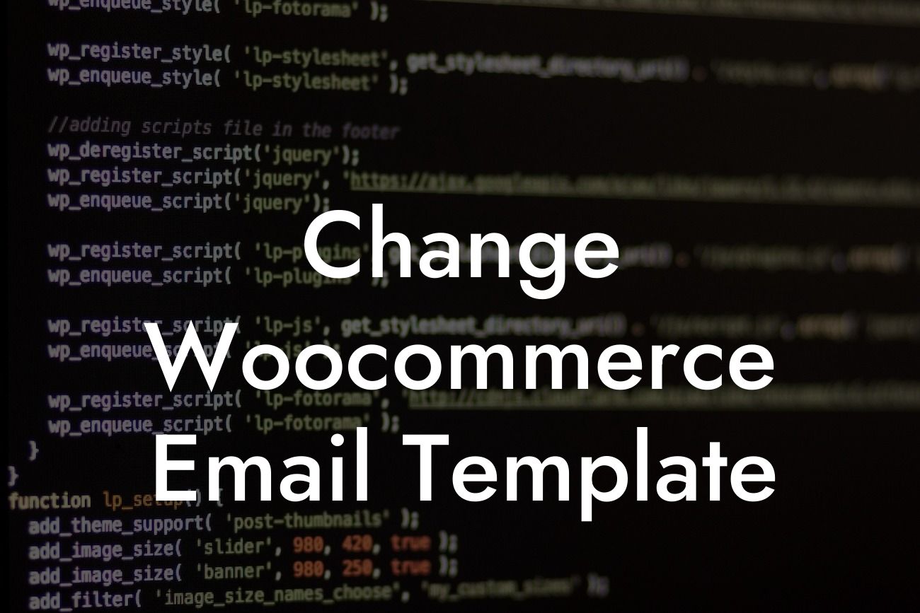 Change Woocommerce Email Template