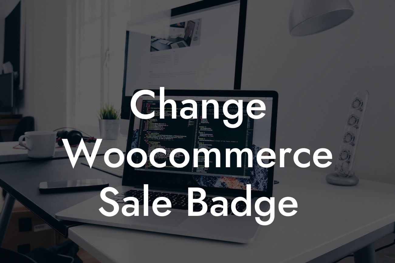 Change Woocommerce Sale Badge