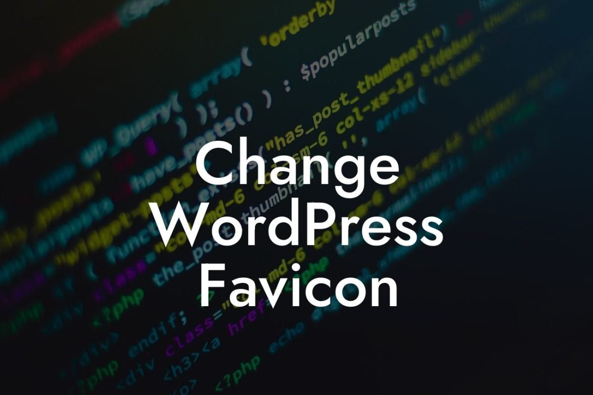 Change WordPress Favicon