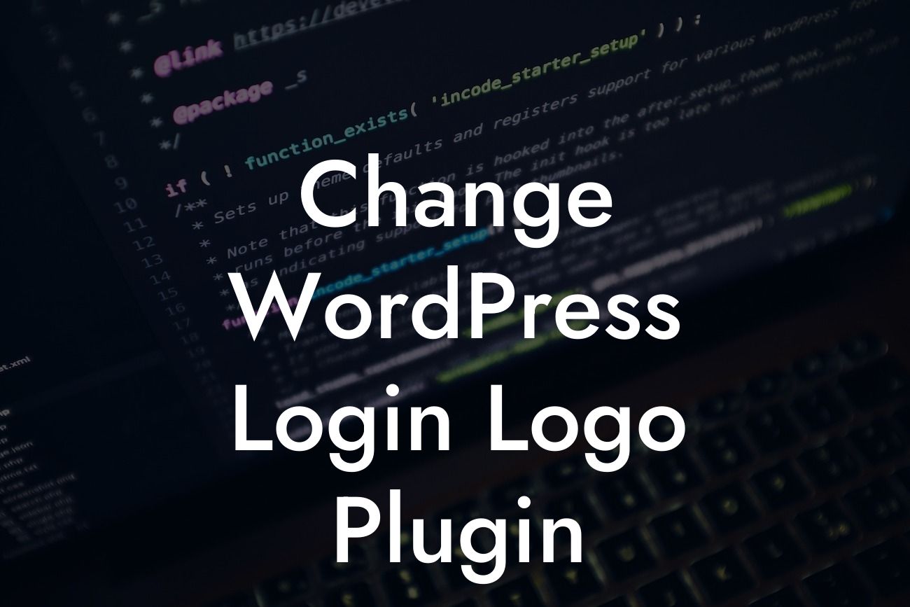 Change WordPress Login Logo Plugin