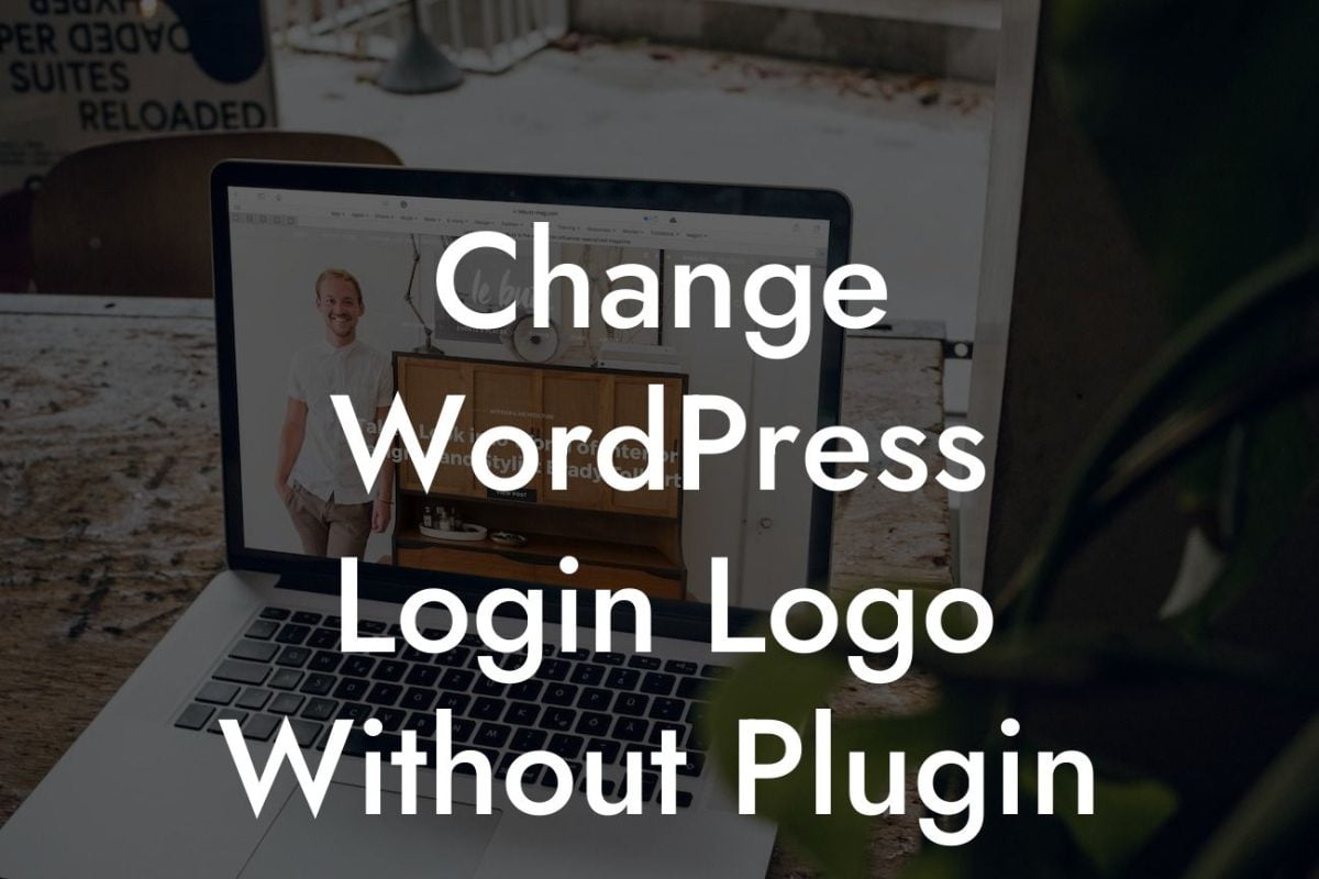 Change WordPress Login Logo Without Plugin