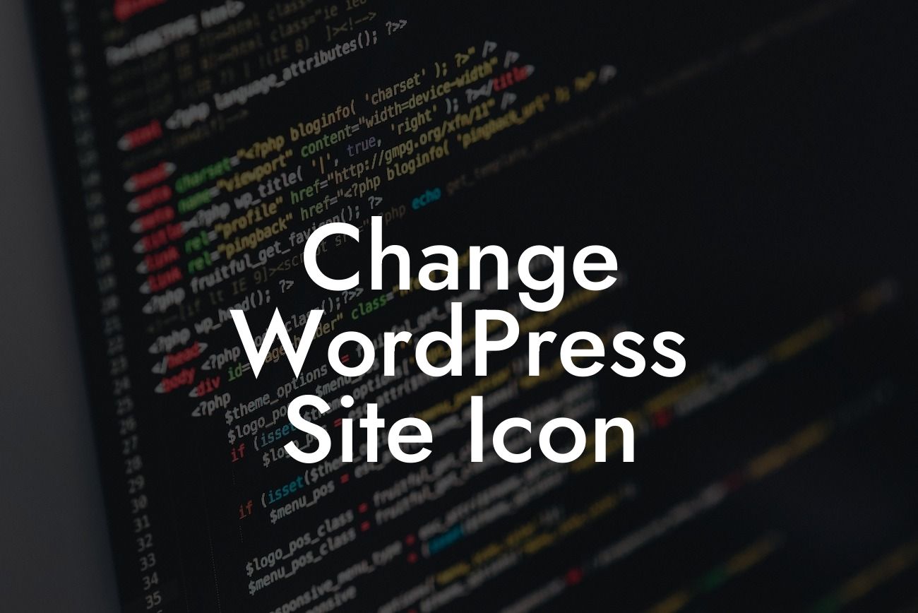 Change WordPress Site Icon