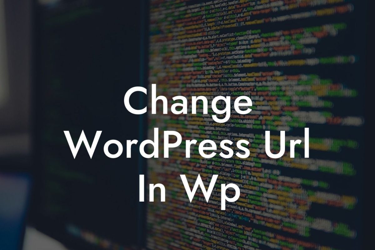 Change WordPress Url In Wp