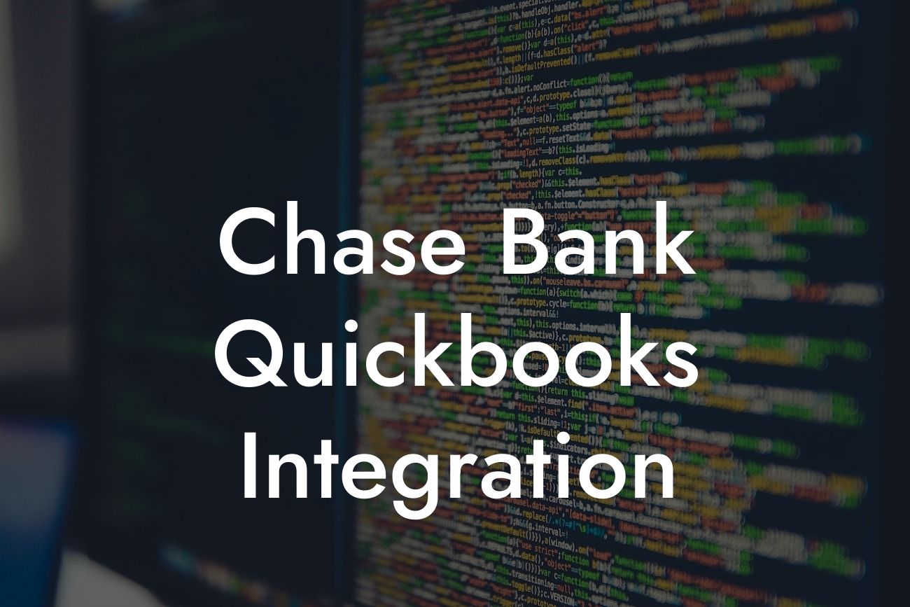 Chase Bank Quickbooks Integration