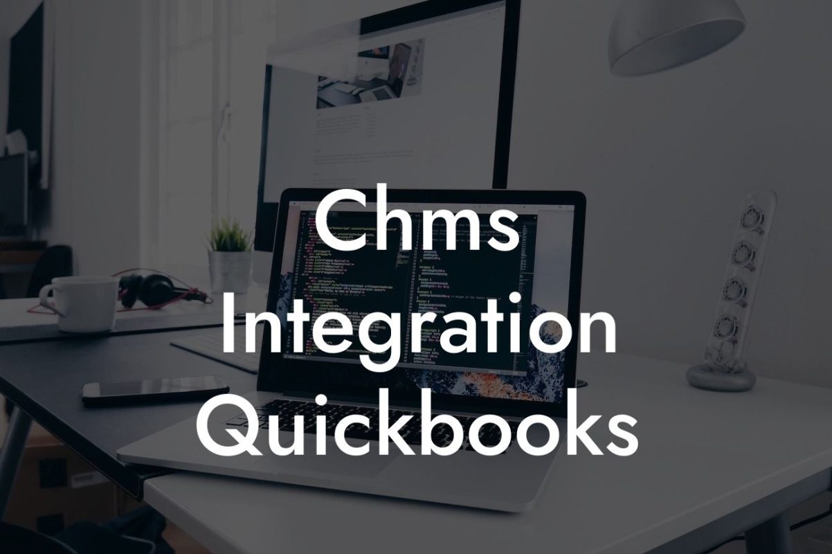 Chms Integration Quickbooks
