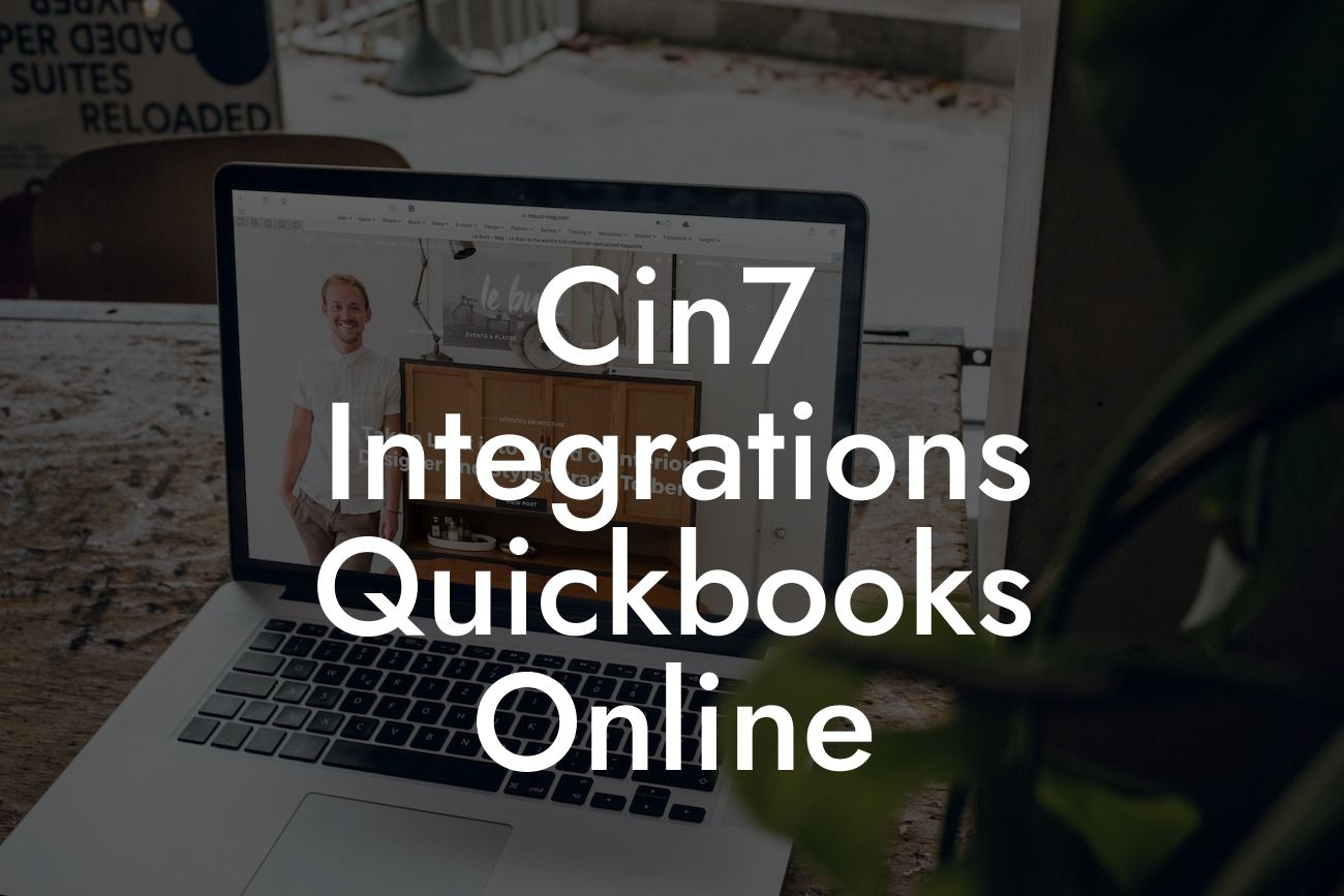 Cin7 Integrations Quickbooks Online