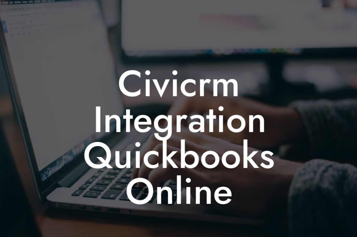 Civicrm Integration Quickbooks Online