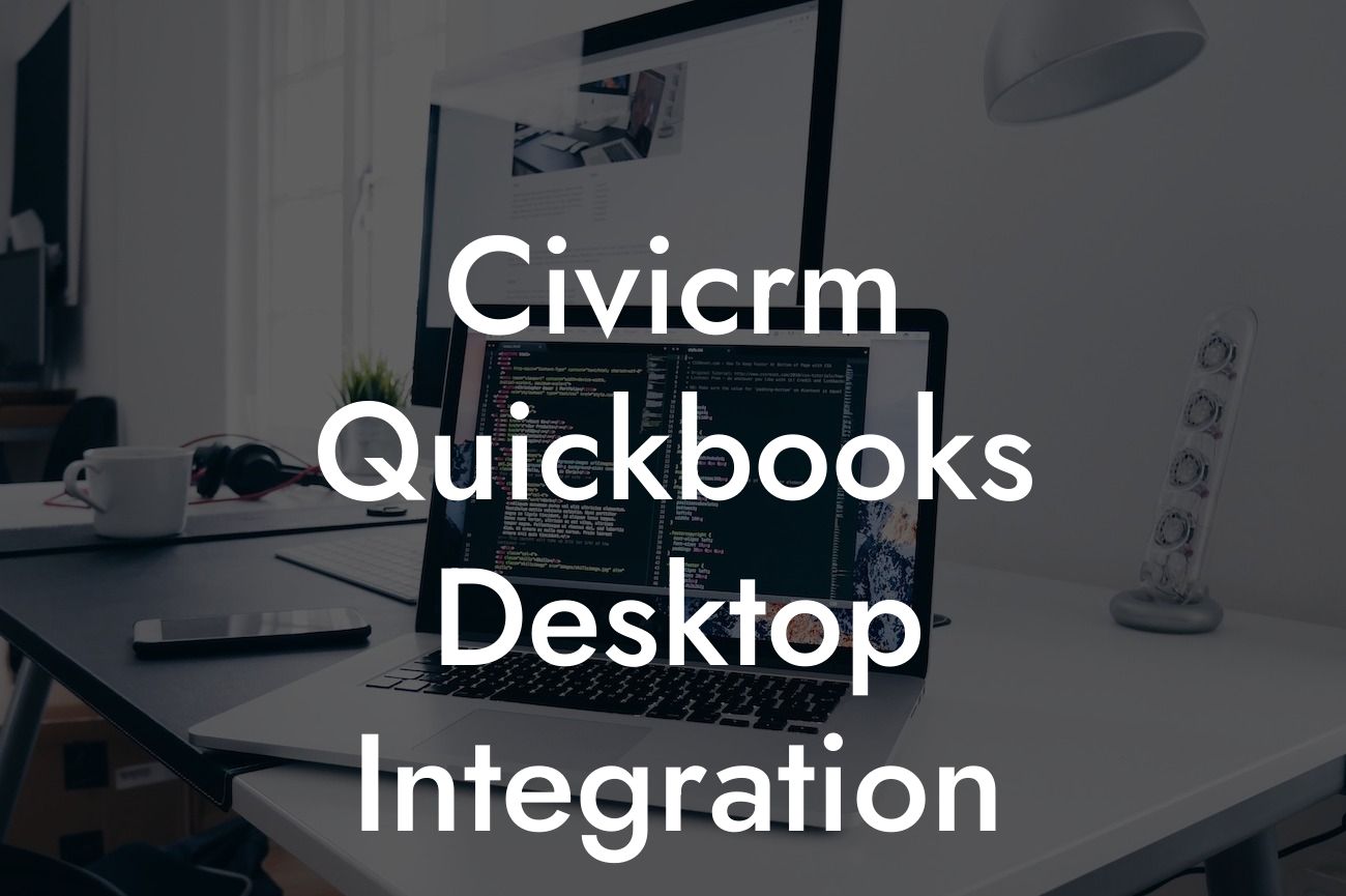 Civicrm Quickbooks Desktop Integration