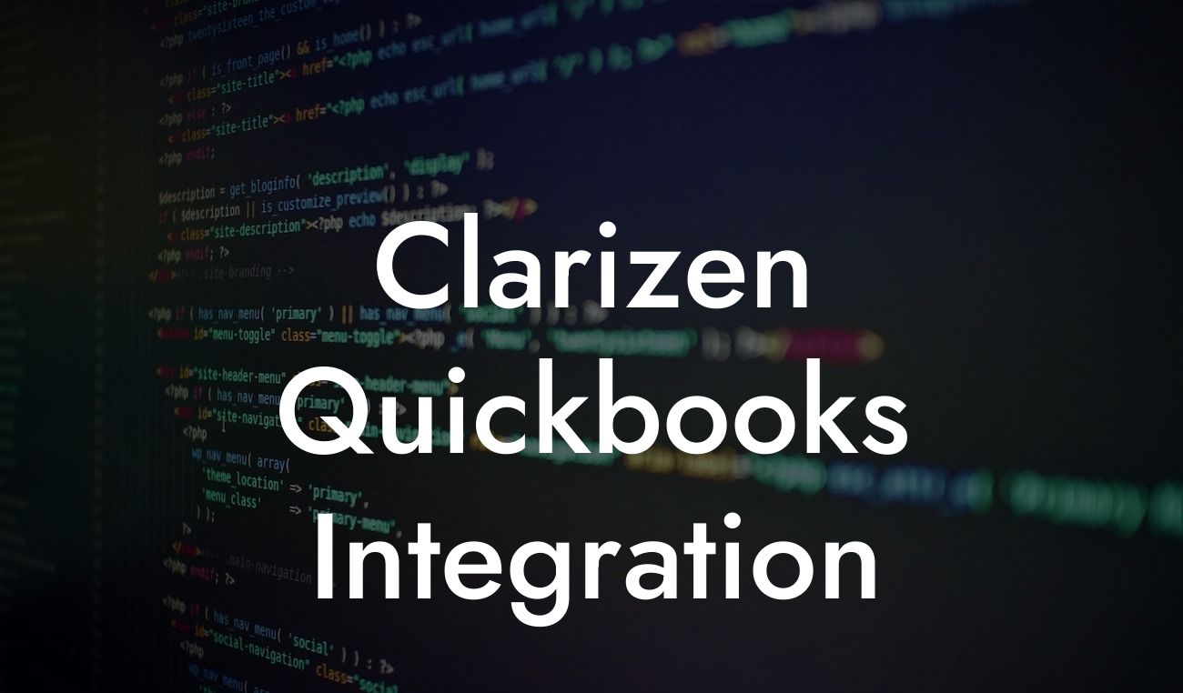 Clarizen Quickbooks Integration